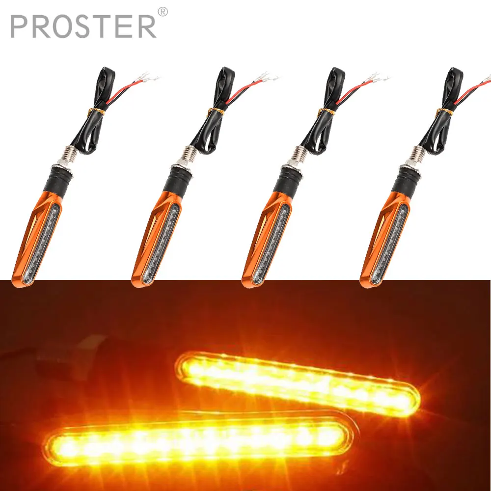Proster 4 шт. для 12 светодиодных ламп янтарный оранжевый универсальный индикатор