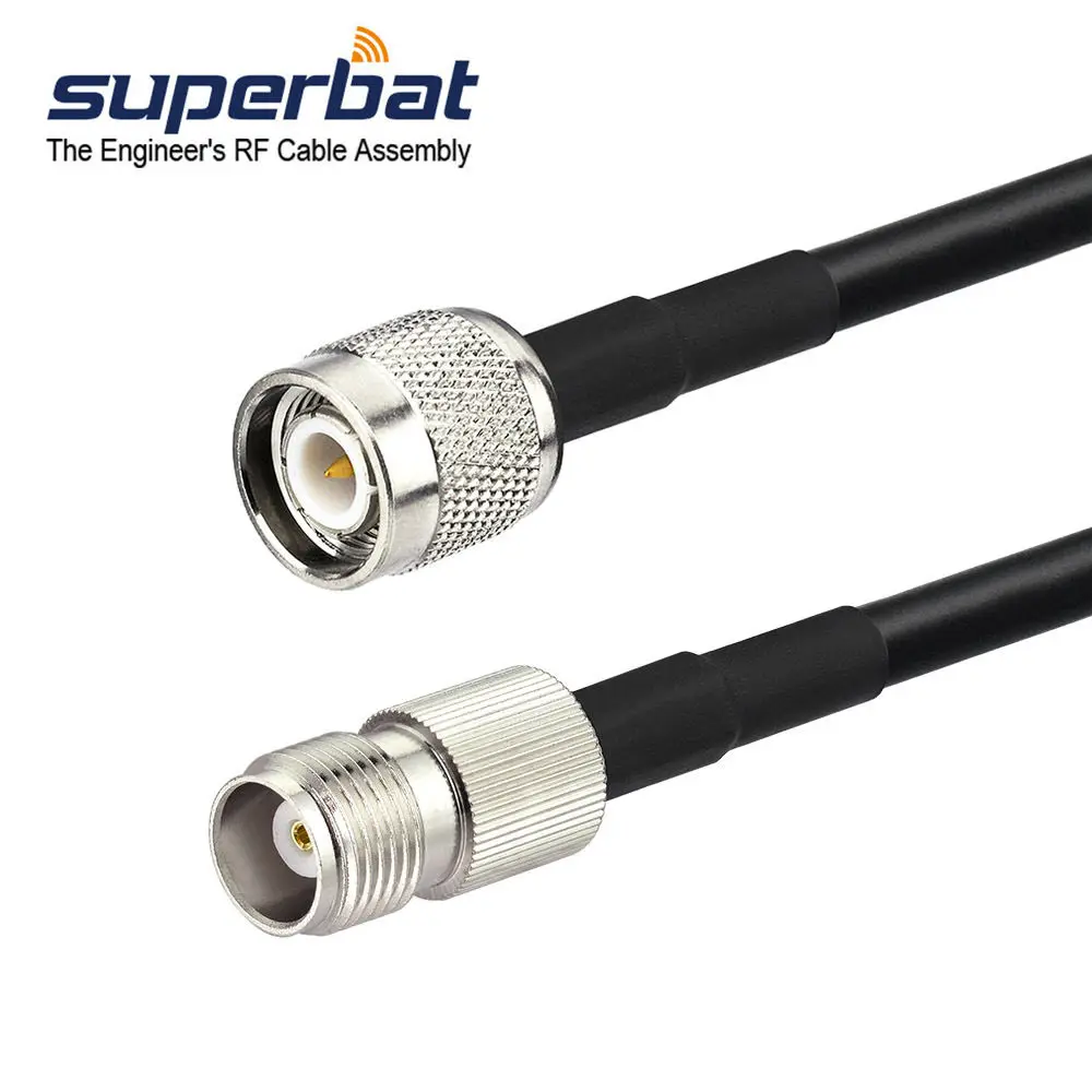 Superbat TNC разъем к разъему кабеля RG58 100 см RF коаксиальный Джампер кабель в сборе |