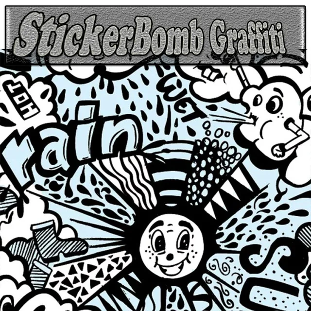 collection image wallpaper: Gambar Grafiti Hitam Putih