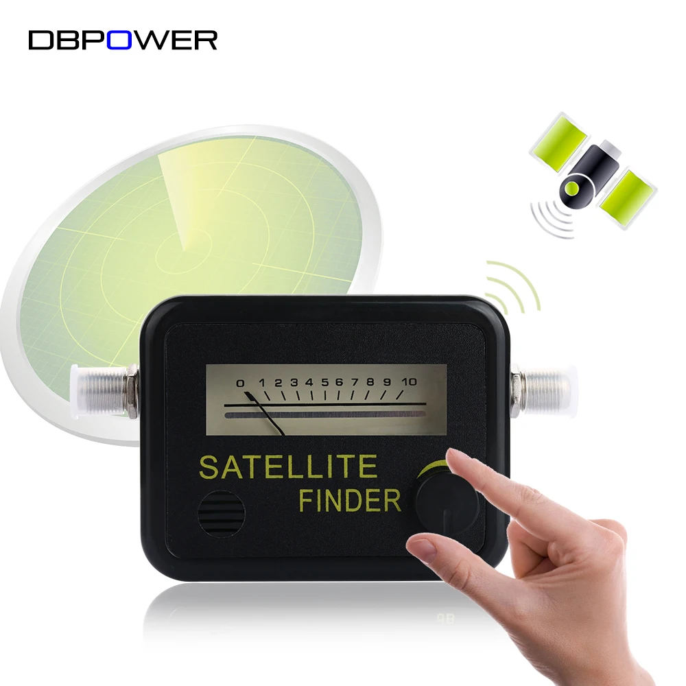 DBPOWER Satelliet Finder Vinden Alignment Signaal Meter Receptor Voor