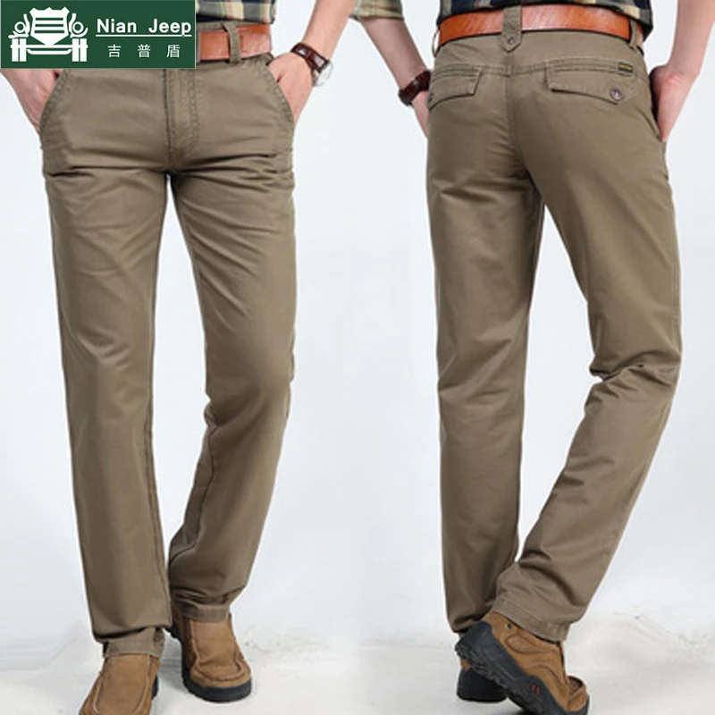 Preise NIANJEEP Marke 100% Baumwolle Cargo Pants männer Military Stil Armee Lange Hosen männer taschen Baggy Herren Pantalones Jogginghose 2153