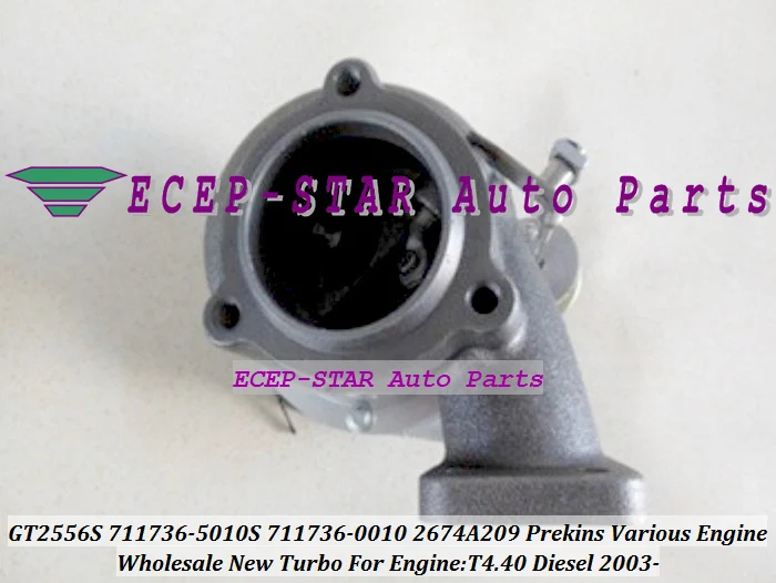 GT2556S 711736-5010S 711736-0010 2674A209 Turbocharger Turbo For Prekins Various Engine T4.40 Diesel 2003- (2)