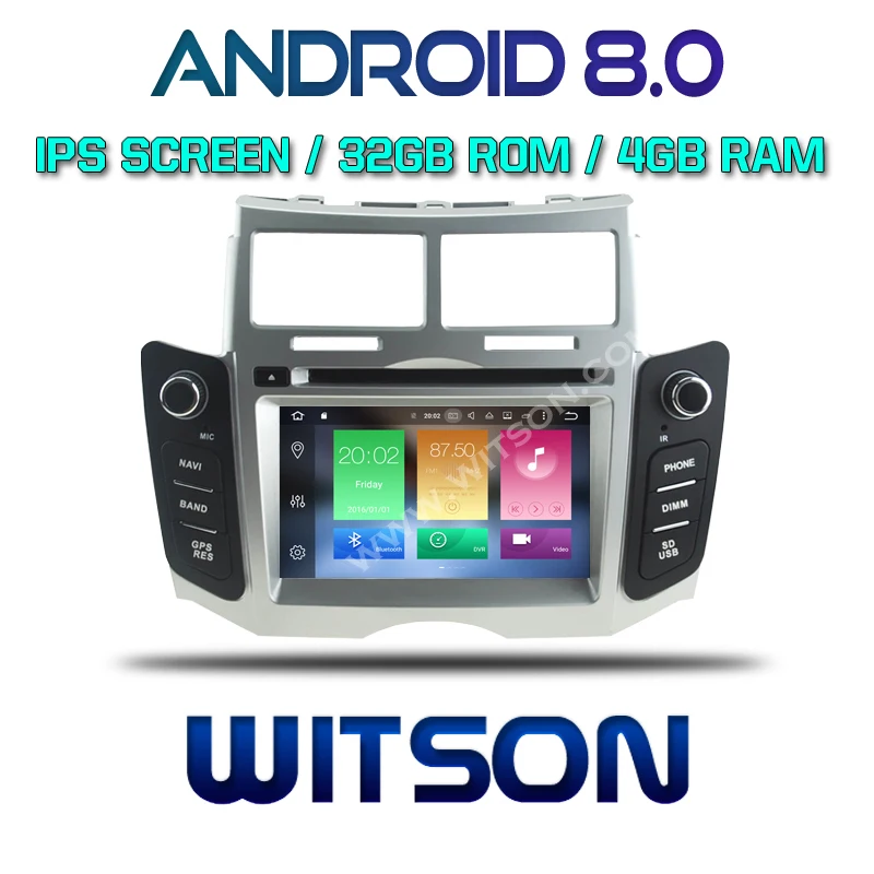 

WITSON Android 8.0 Octa- core (Eight-core) 4G RAM CAR DVD PLAYER GPS For TOYOTA YARIS 2005-2011 touch screen double din dvd