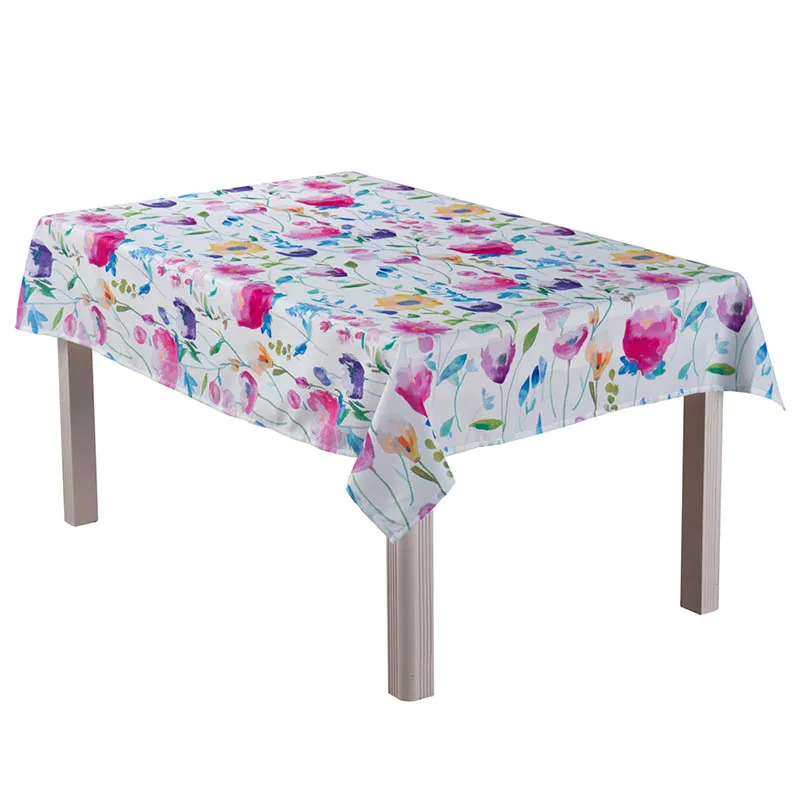 الأزهار طباعة الزخرفية مفرش طاولة الكتان مفرش المائدة عالية الجودة اليابان ستليي قماش الطاولة المستطيلة لمطعم هبوط السفينة