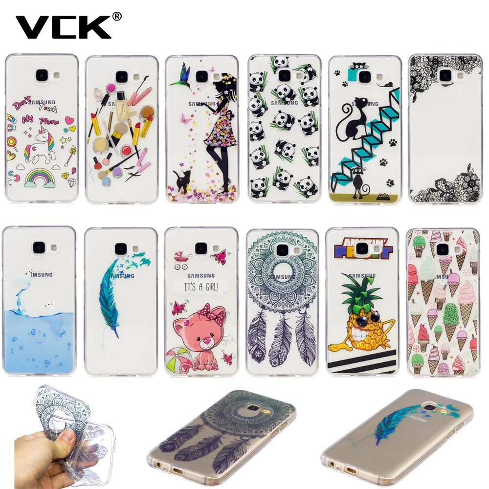 VCK для Samsung S8 Plus 2017 A3 A5 J7 J3 J5 Prime 2016 S4 S5 мини печати Мягкие силиконовые ТПУ IMD чехол |