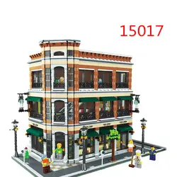 LePin эксперт-разработчик City Street View 15017 4616 шт. Starbucks книжный магазин наборы для кафе Модель Строительство Наборы блоки кирпичи игрушки подарки