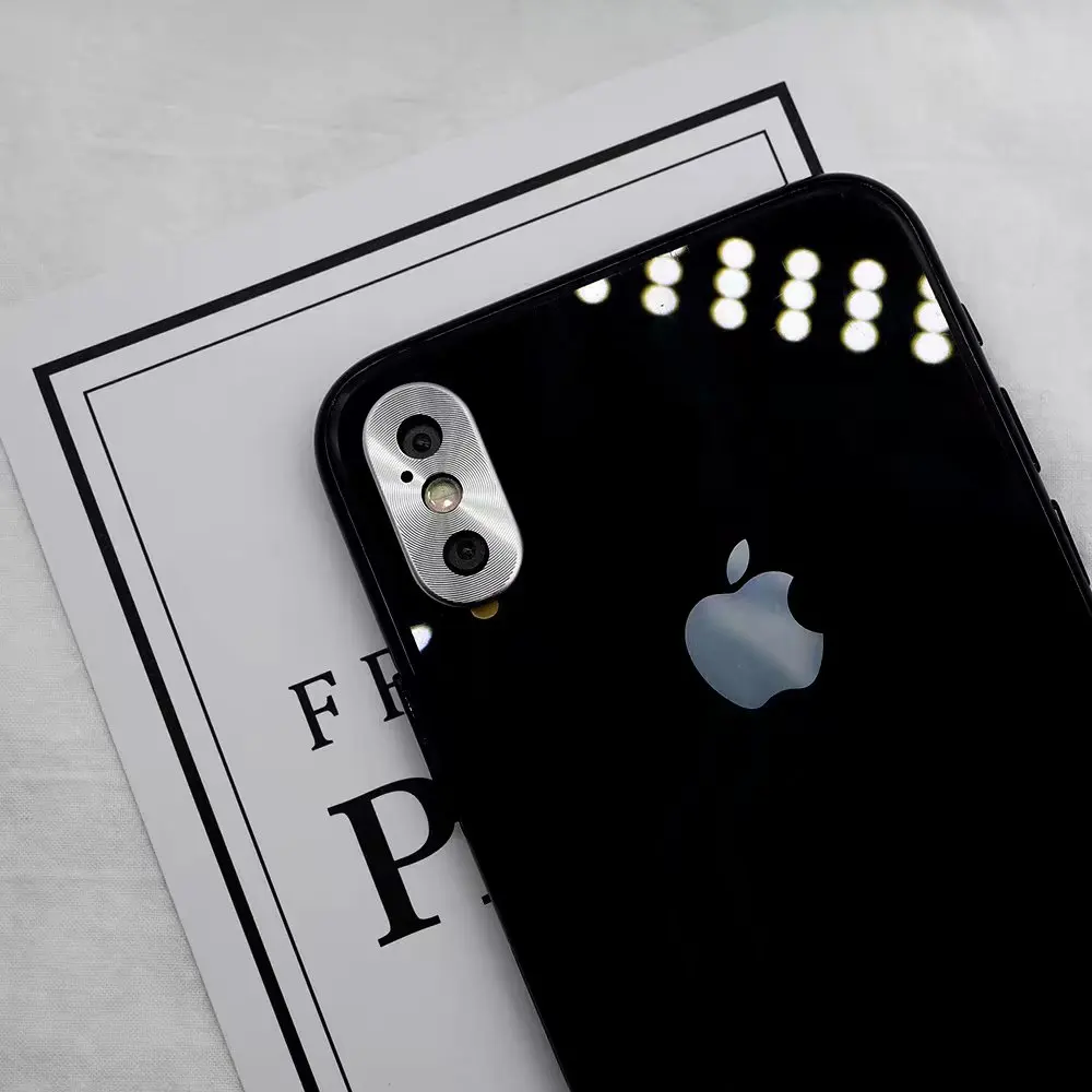 Для Apple iPhone Xs Max X XR Защита объектива камеры металлический объектив Задняя крышка