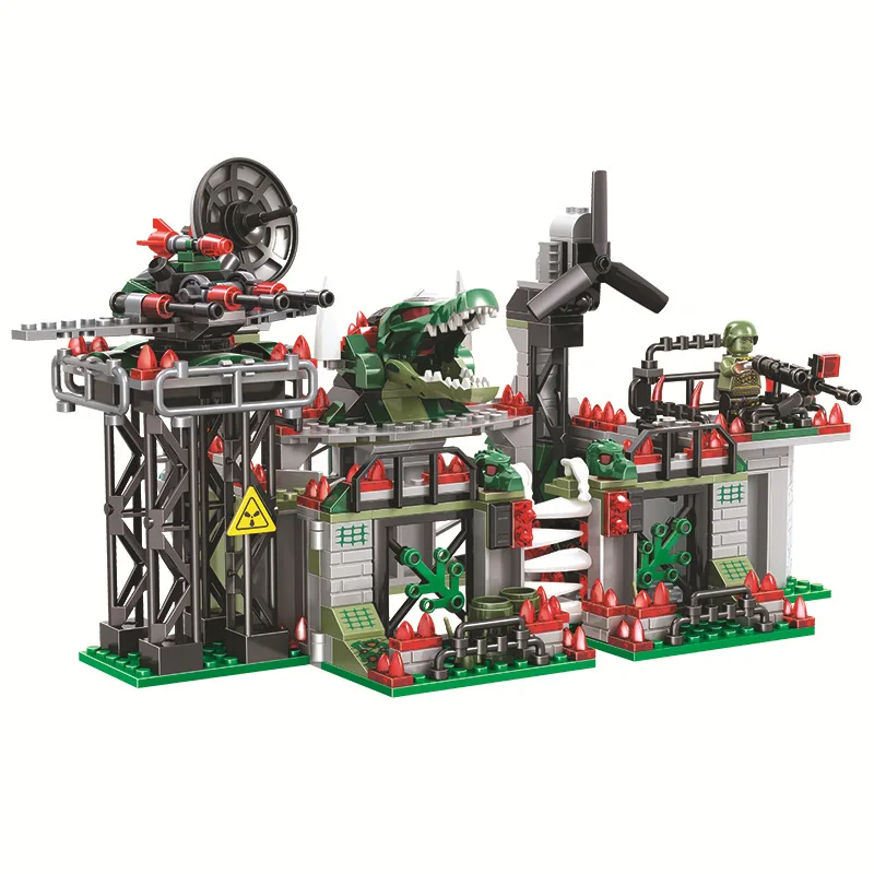 

2019 Military Soldier Crocodile Special Force Command Base Figures Building Blocks Bricks Toys For Children Compatible With Lego