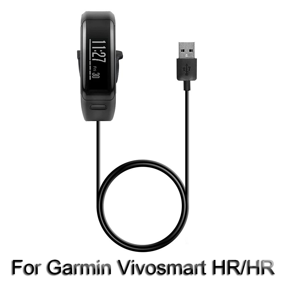 

Replacement 2 In 1 USB Charging Cable+Charger For Garmin Vivosmart HR/HR+/Approach X40 Smart Watch Fast Charging Dock Data Cord