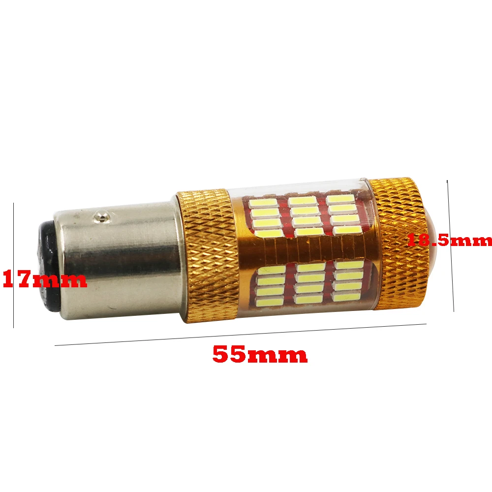 Y 10 шт супер яркость высокая мощность BA15D 1157 led 7 5 W 60smd 4014 p21w ba15s BAY15D задний
