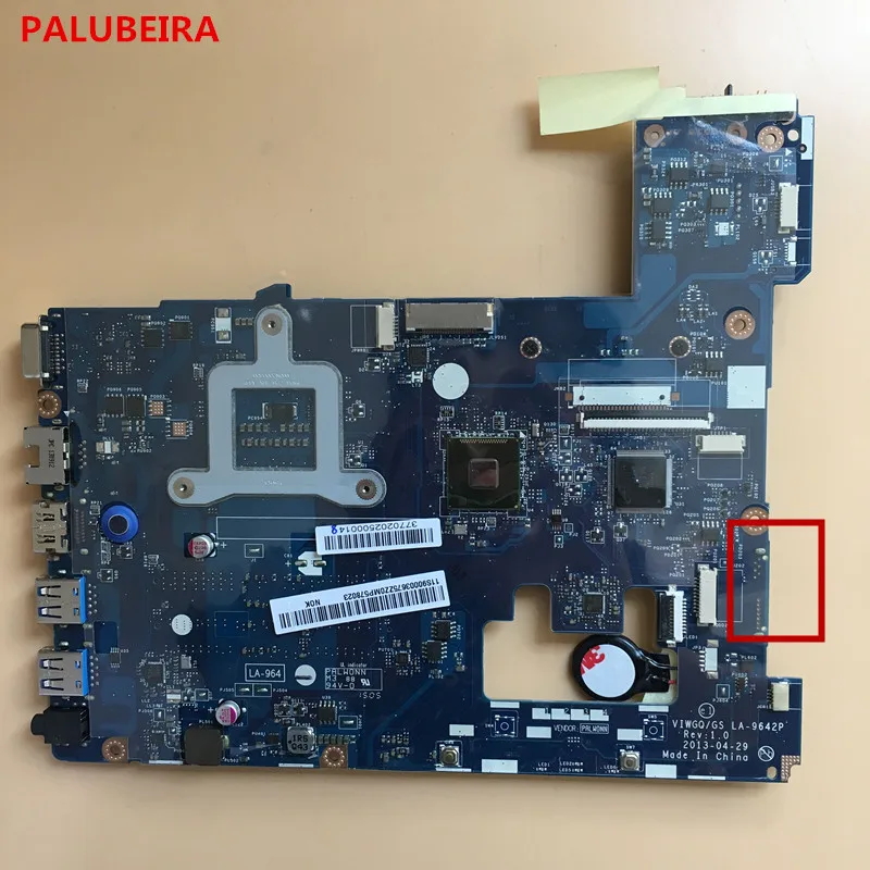 Материнская плата 90003683 HM86 для ноутбука Lenovo G510 модель VIWGQ /GS протестированная