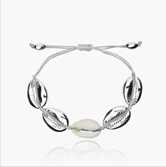 

1pc Cowrie shell Bracelet femme Adjustable boho Macrame friendship Real Seashell Bracelet Mothers Day Jewelry Gift 7692