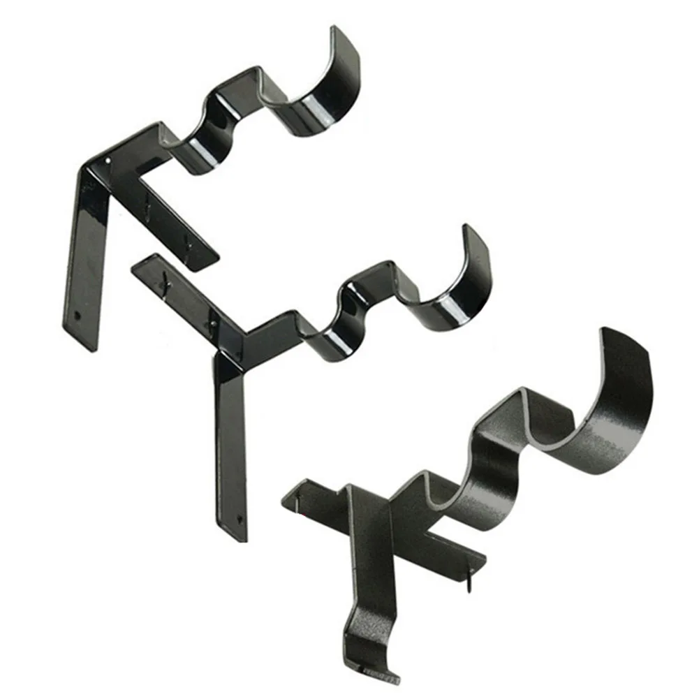

Curtain Rod Holders Support Into Window Frame Bracket Hanging Accessories Bedroom Home WWO66