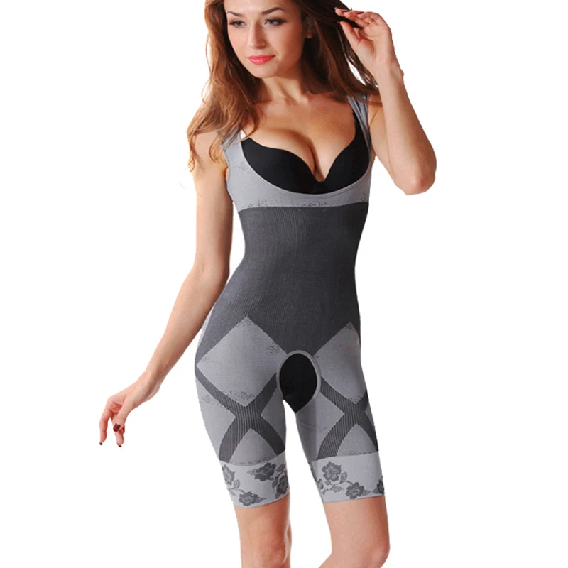 Sexy Women Full Body Shaper Modeling Belt Waist Trainer Control Panties Girdle Thigh Reducer Women shapers Corset Slimming Black