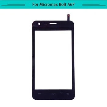 

5pcs/lot Touch for Micromax Bolt A67 Touch Screen Glass Digitizer Touch Panel Replacement Free Shipping
