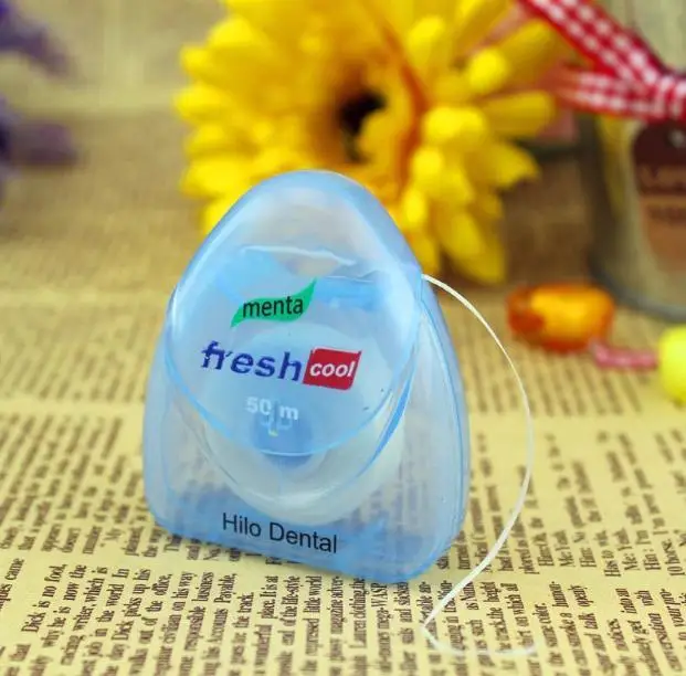 2 Pcs 50M nylon wire Dental Floss oral hygiene oral care floss dental