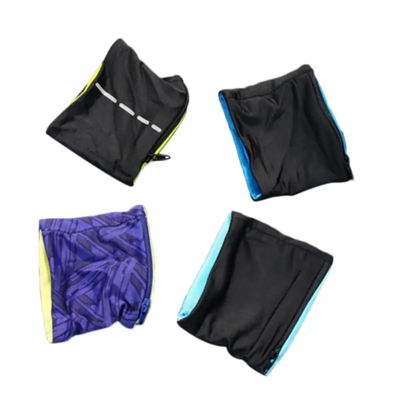 Эластичный дизайн на молнии поддержка запястья сумка обертывание Ремни Фитнес Велоспорт Спорт браслет волейбол бадминтон Sweatband
