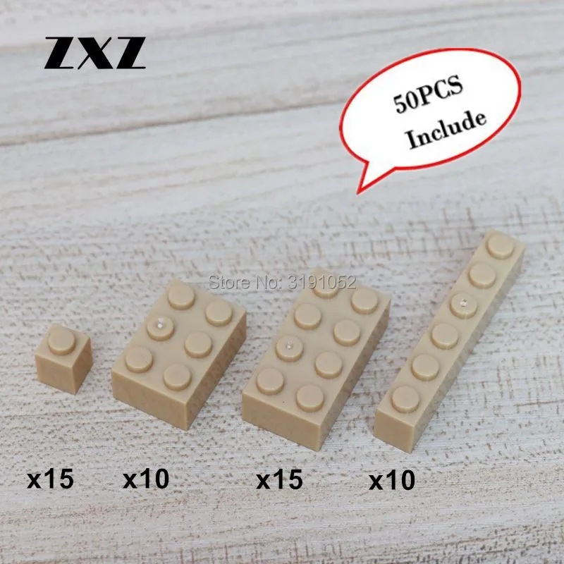 50 шт. Детский конструктор строительные блоки|brick block|plastic toysblocks compatible with lego |