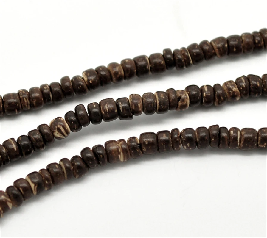 

DoreenBeads Natural Coconut Wood Column Loose Beads 5mm(1/4") Dia. Approx 520Pcs (B18328), yiwu