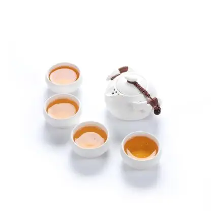 TANGPIN керамический чайник Gaiwan, чайная чашка для пуэр, китайский чайник, портативный чайный набор, посуда для напитков - Цвет: Style H