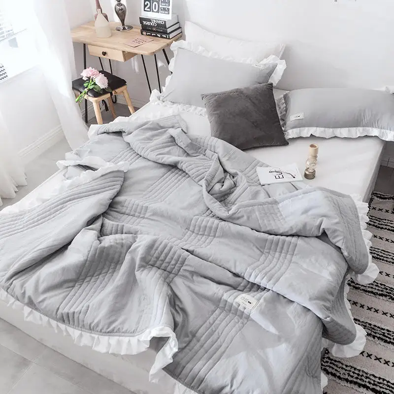 

Simple Solid Bedding Set Fashion Quilt Duvet Cover Bed Linen Winter Warm Breathable Soft Bed Flat Sheet Pillowcase Home Textile