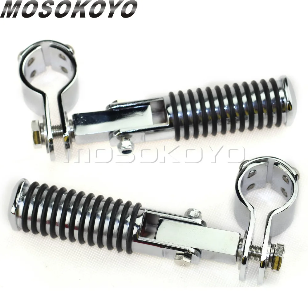 Мотоцикл шоссе 1-1/2 "1-1/4" 1-1/8 "Crash Bar Clamp Footpeg Подножка для ног 28 мм/32 мм/мм 38 мм защита двигателя ног Peg Универсальный