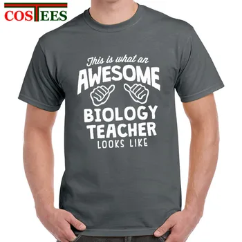 

Male Tees Awesome Biology Teacher Looks Like T Shirts Women men brand Clothing Short Sleeved 100% Cotton Printed T-Shirt for man