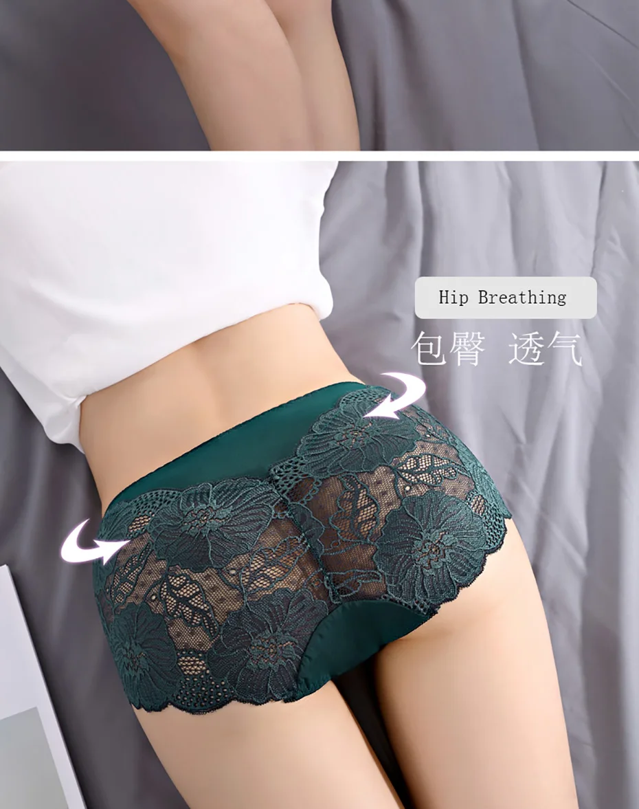 2019 Lynmiss Sexy Lace Underwear Briefs Women's Panties For Women Underwear Lingerie Seamless Plus Size Thong Panties Female (8)