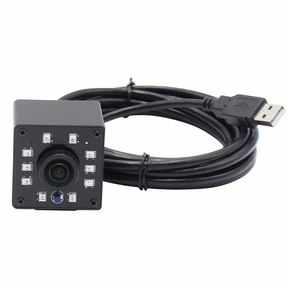 1MP 720P CMOS OV9712 HD Camera Wide Angle 1.56mm Fisheye lens Mini USB Webcam Video Panoramic View IR CUT Night Vision | Безопасность и
