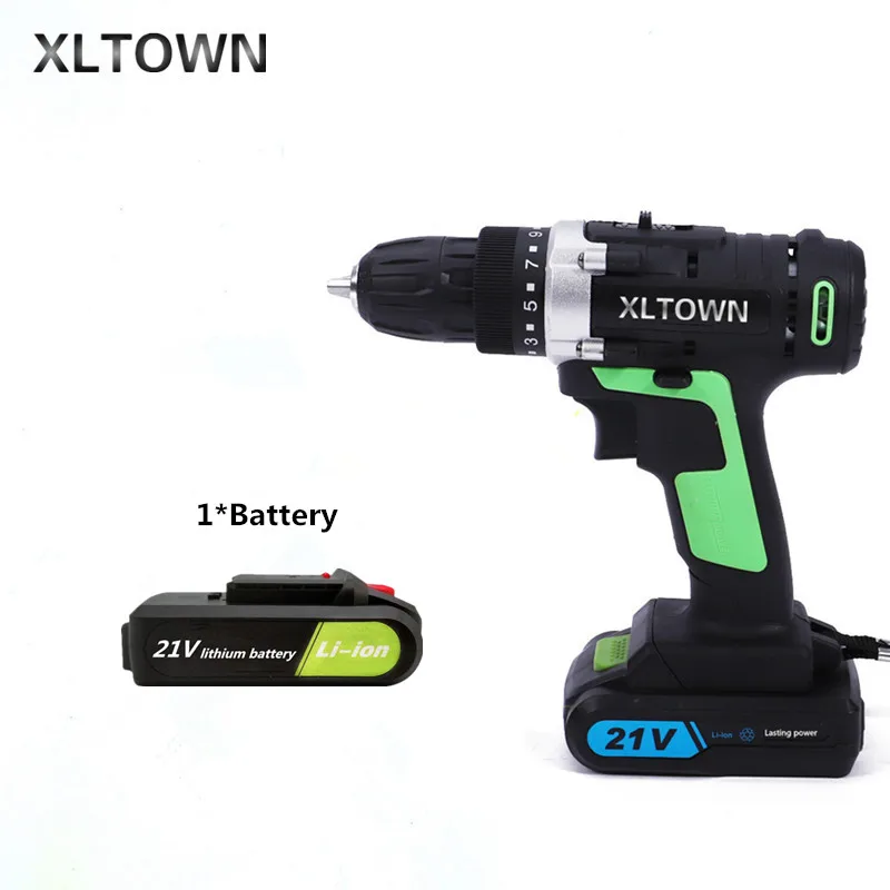 XLTOWN 21v cordless electric drill rechargeable lithium battery electric screwdriver household power tools Household tools XLTOWN 21v cordless electric drill rechargeable lithium battery electric screwdriver household power tools Household tools
