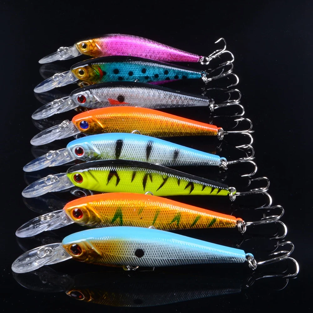 2018 новые рыболовные приманки Minnow набор для ловли нахлыстом China Hard Bait Воблер карпа