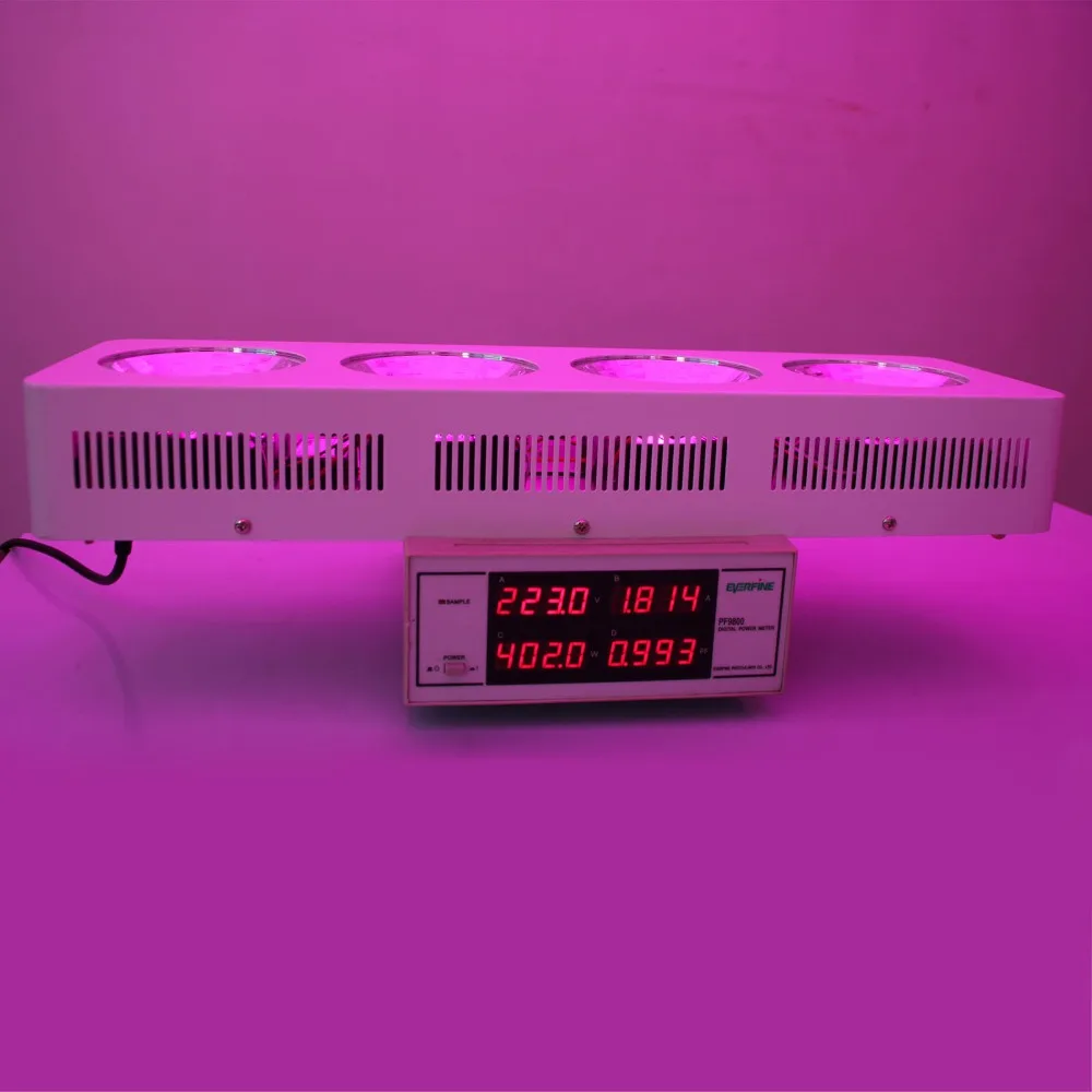 Populargrow 90 градусов отражатель чашки США полный спектр Led Grow Light 800 Вт COB со 100%