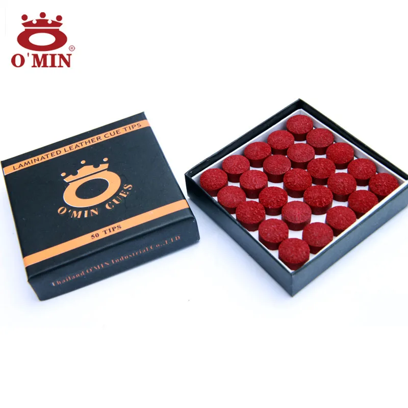 10 Pcs/lot Snooker Billiard Accessories Omin Red Cues Tip 10mm China 2016 | Спорт и развлечения