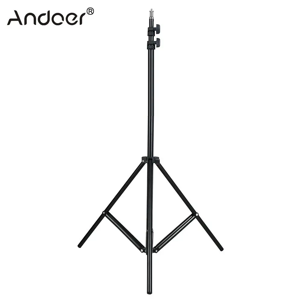 

2m/6.6ft Light Stand Tripod w/ 1/4" Screw for Studio Photo Video Lighting Softbox Flashgun Lamps Umbrella Reflectors Backgrounds