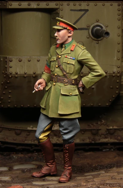 

[tuskmodel] 1 35 scale resin model figures kit WW1 British Tank crewman t1102