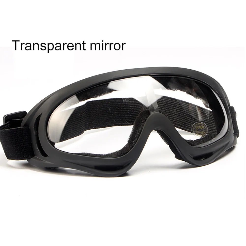 Сноуборд пылезащитные очки мотоциклетные лыжные очки линзы рамки очки Пейнтбол Спорт на открытом воздухе ветрозащитные очки - Цвет: Clear