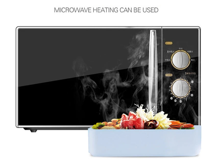 LIYIMENG 650ML Creative Phone Stand Lunch Box  Microwave Heating Portable Dinner LunchBox For Kids Picnic Office Workers School26