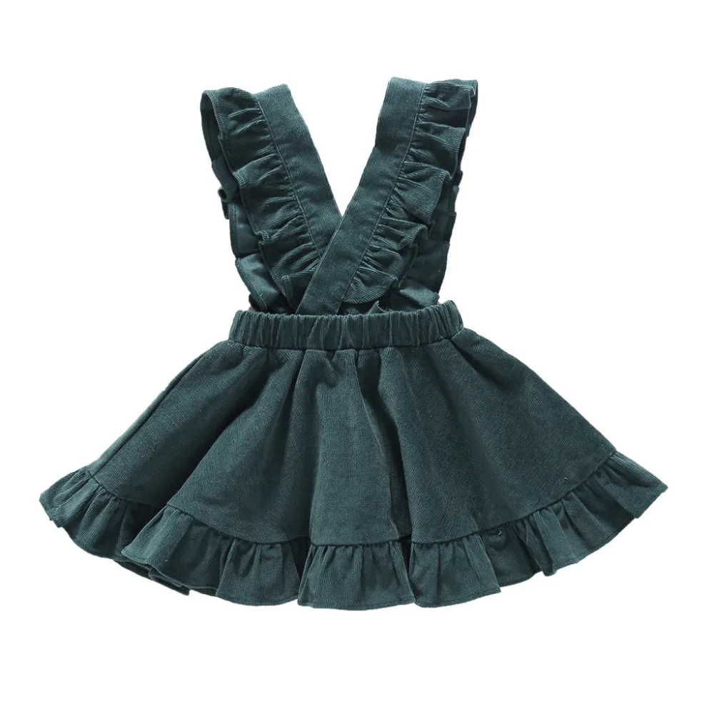 

Toddler Baby Kids Girls Ruffle Summer Overall Princess Dresses Clothes Easter Carnival Costume For kid Girl Dress clothing
