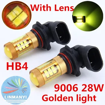 

NEW Car Led 2pcs 9006 28W Fog Lamps 3030 28SMD 4300K High Power Bulbs 12V HB4 Parking Lights Turning led For Ford Driving lights