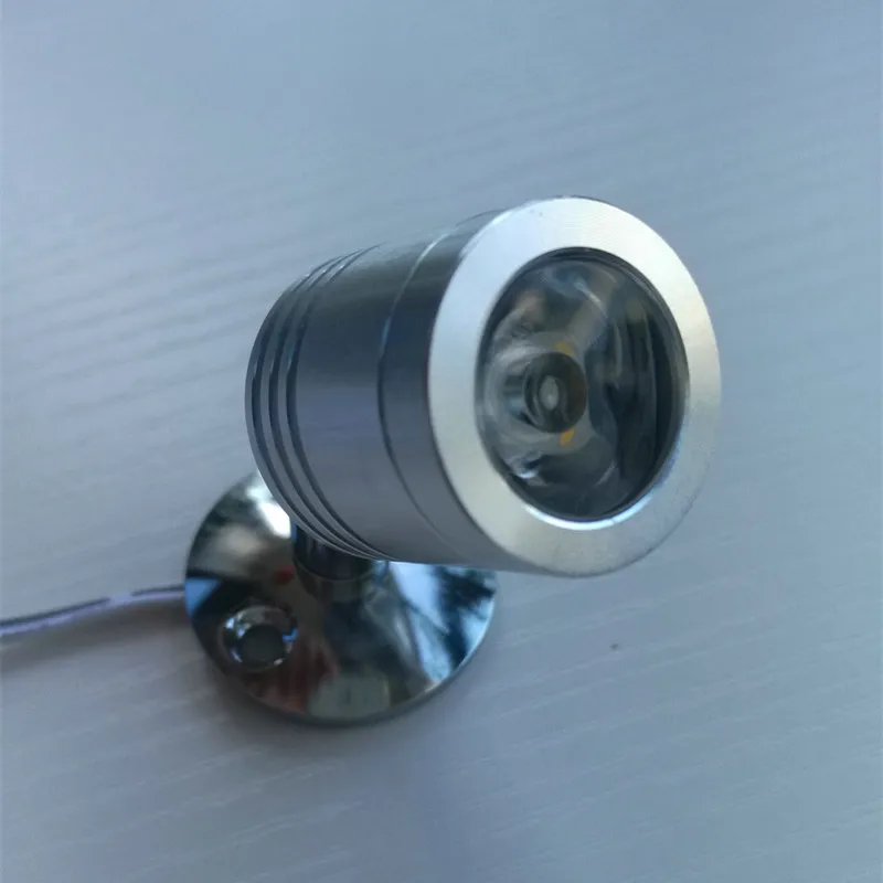 1W LED Mini Spotlight  DC12V led ceiling Down lights Surface Mounted Light bulbs for cabinet counter showcase Ceiling Light