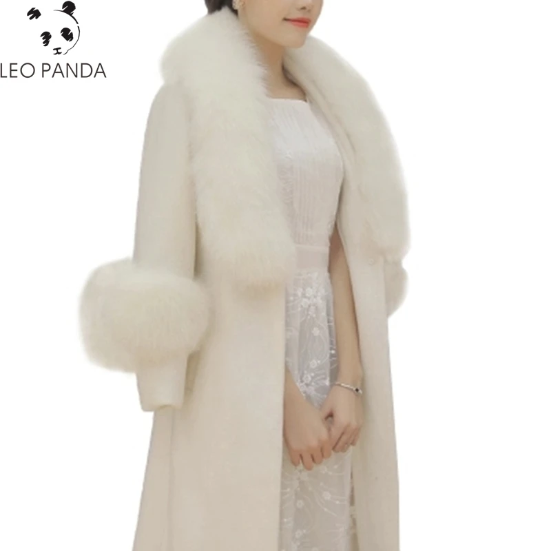 winter white cashmere coat