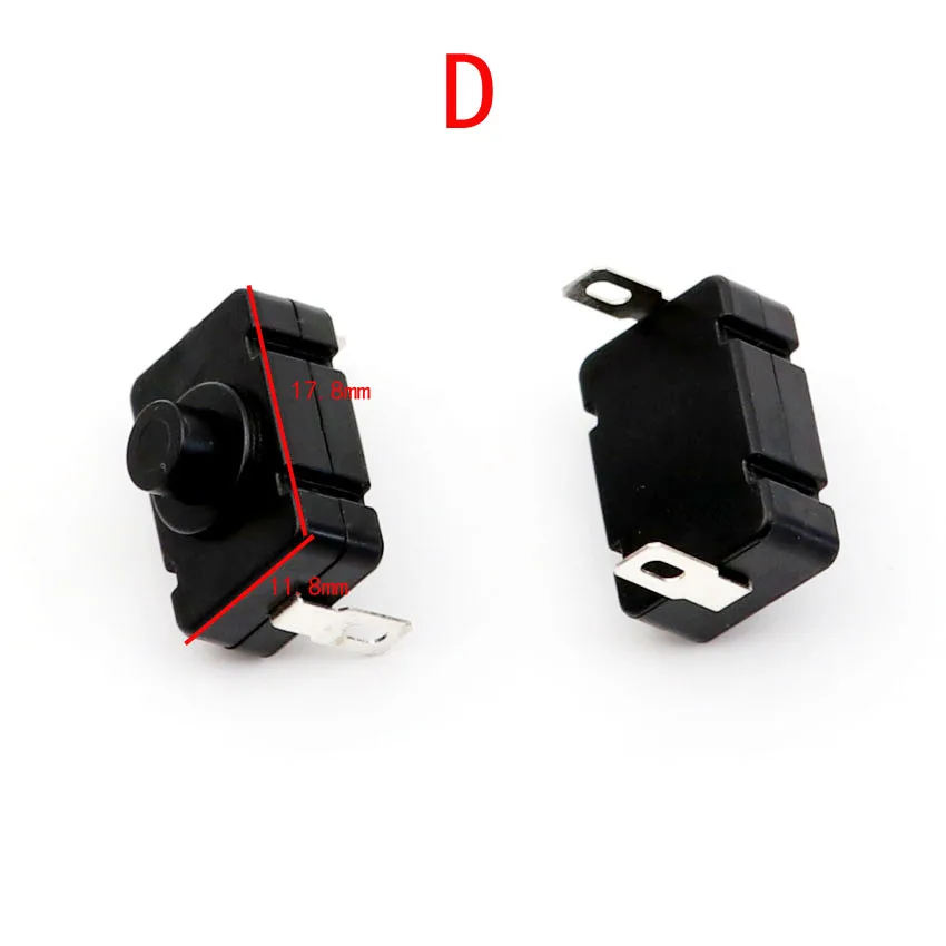 1 Piece Flashlight Modding Tail Middle side click clicky switch