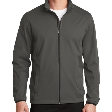 Port Authority J717 Mens Active Soft Shell Jacket Grey Steel - Large (1)