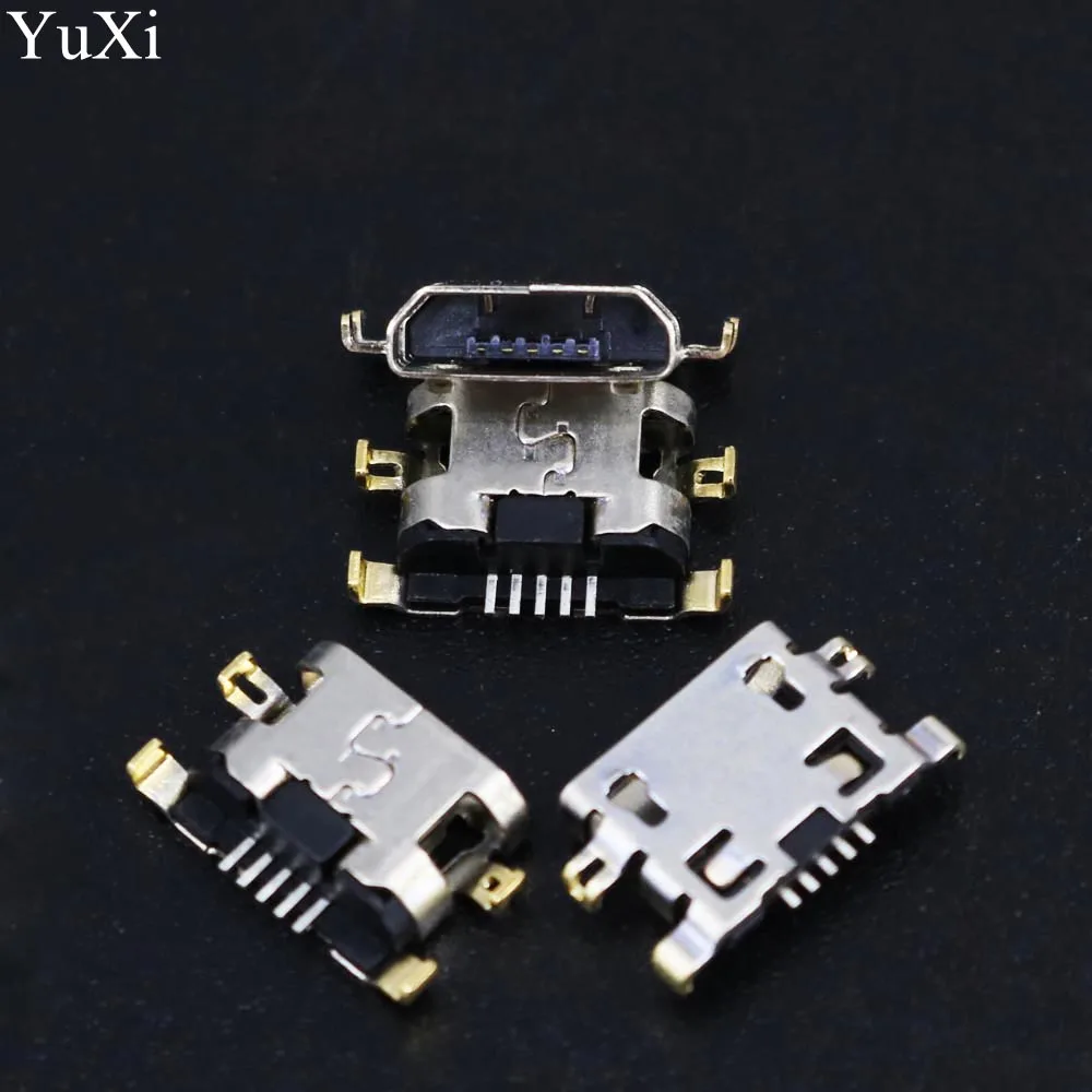 YuXi Micro USB 5pin B Тип гнездовой разъем для HuaWei Lenovo A360T телефон 5 pin зарядный