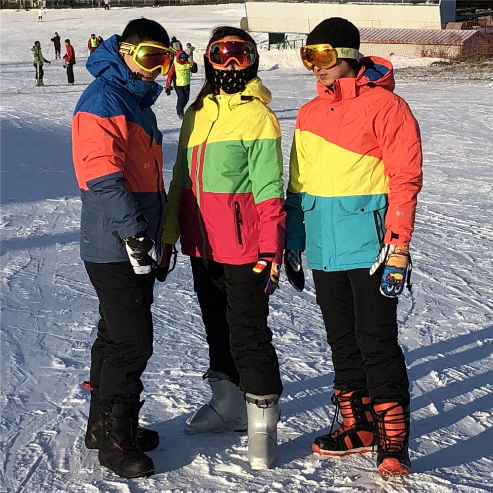 Saenshing, водонепроницаемый лыжный костюм для мужчин, куртка для горного катания на лыжах+ штаны для сноуборда, дышащий зимний комплект, куртка для снегохода-30 градусов