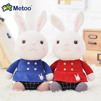 

Kawaii Plush Stuffed Animal Cartoon Kids Toys for Girls Children Baby Birthday Christmas Gift Angela Rabbit Girl Metoo Doll
