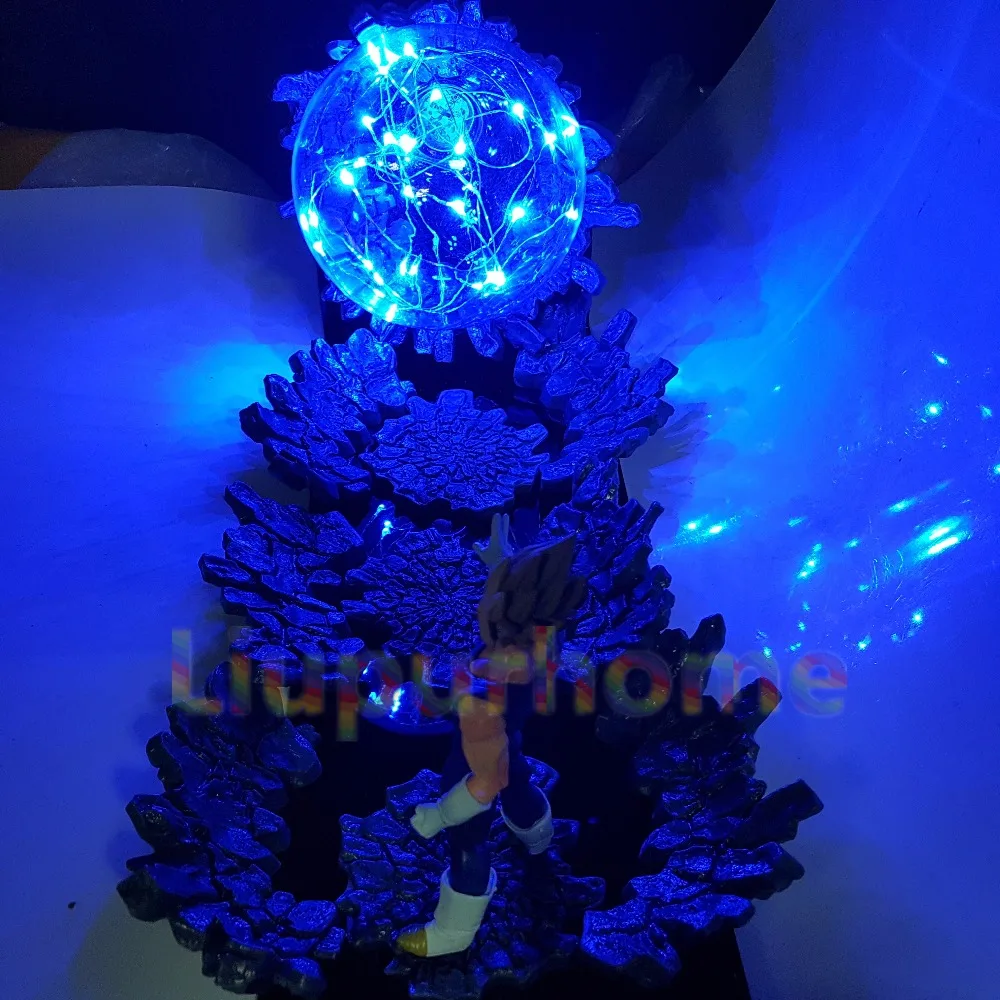  Dragon Ball Led Desk Lamp Vegeta Super Saiyan Power Up Led Lighting Anime Dragon Ball Super Evil Ve