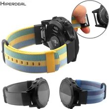 HIPERDEAL аксессуар быстросъемный нейлоновый ремешок для Garmin Fenix 5 для Garmin forerunner935 для Garmin Approach S60 тканый DE05b