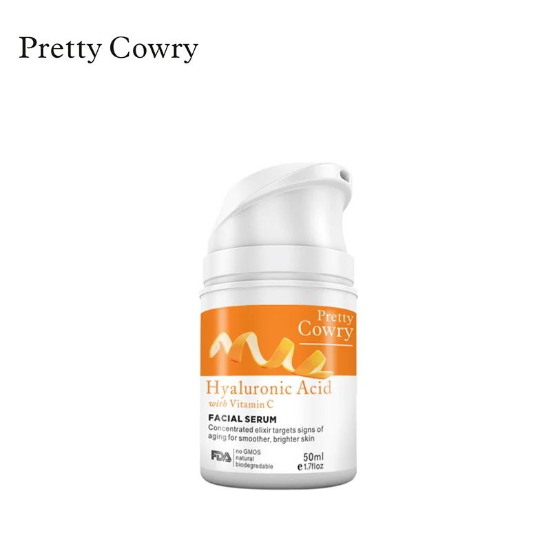 

Pretty Cowry Face Cream 50ml Hyaluronic acid Vitamin C Anti-aging Remove Acne Wrinkles Fight Aging Signs Fine Lines