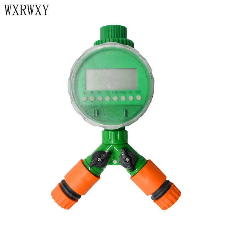 wxrwxy Drip irrigation timer 2 way tap 1/2" hose A tap of water Garden